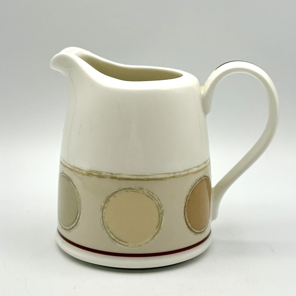 Mocha Java Cream Pitcher Noritake Ambience Pattern 7989
