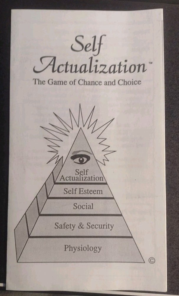 Self Actualization Board Game 1990