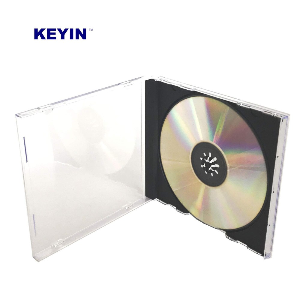 Standard Black CD Jewel Case Premium, 10 Pack
