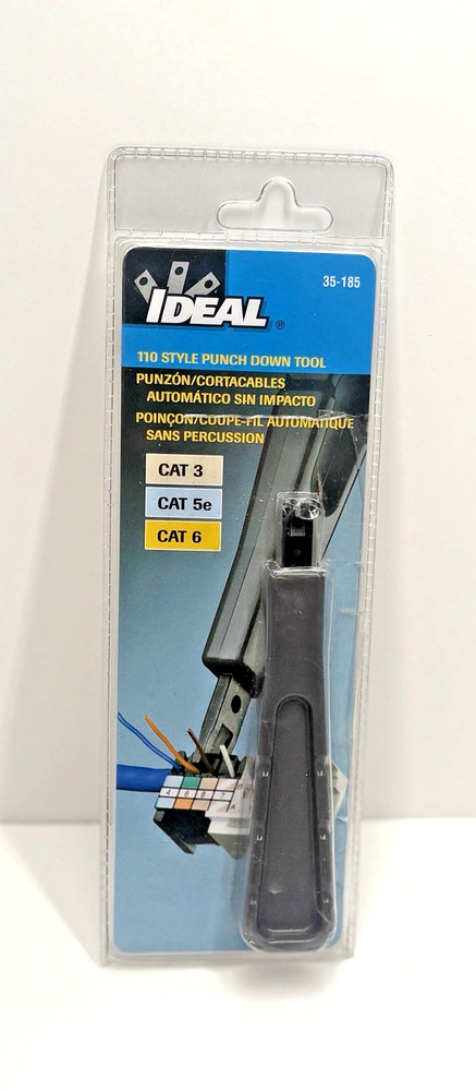 Ideal 110 Style Punch Down Tool 35-185