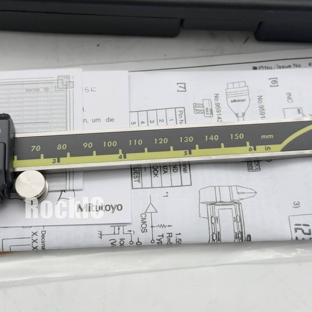 New 500-196-30 Mitutoyo Digital Caliper | 0-6" (150mm) | Absolute Encoder US