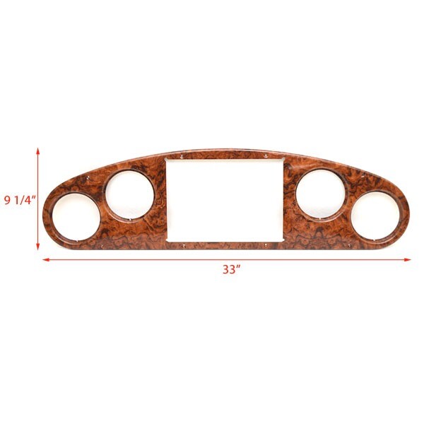 Rinker Boat Blank Dash Panel 206565B | 360 Plastic Woodgrain