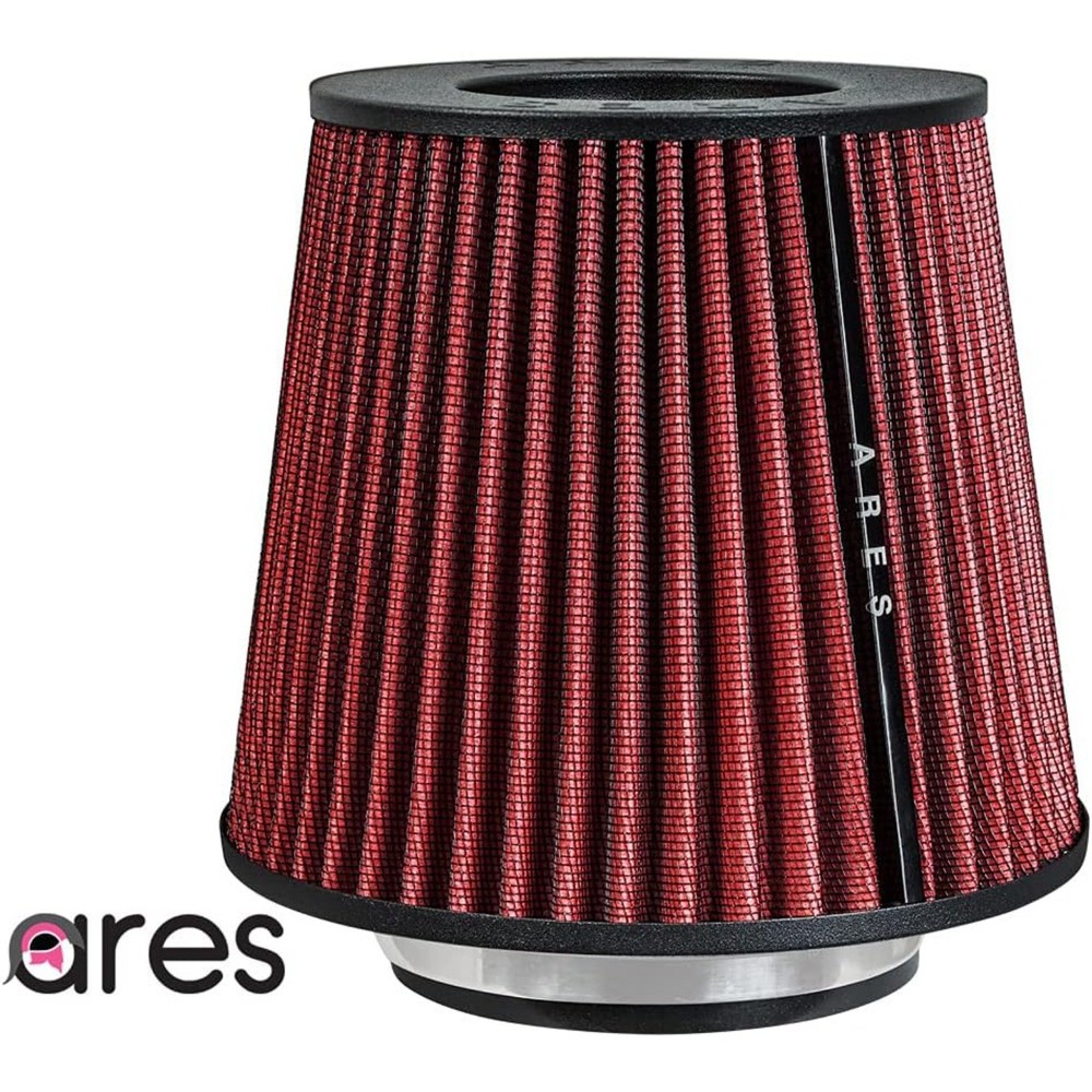 Red 3' Universal Dry Air Filter Cone Dry Filter Replacement