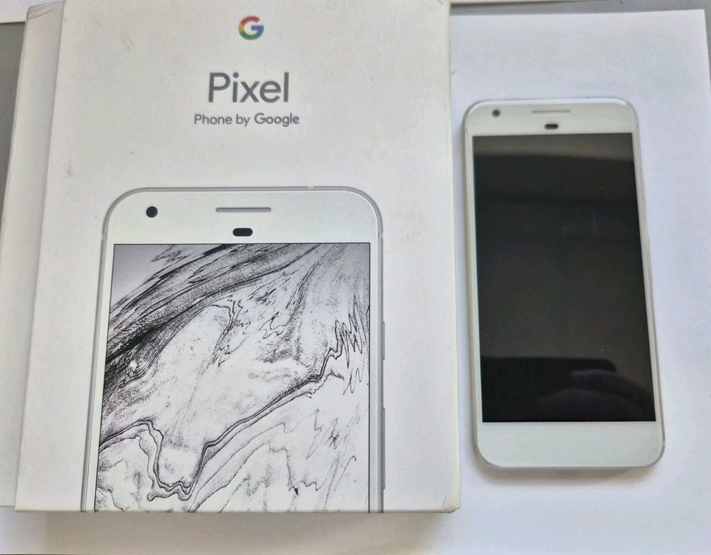 Google Pixel 2PW4100 128GB Very Silver VERIZON WIRELESS **OPEN BOX**