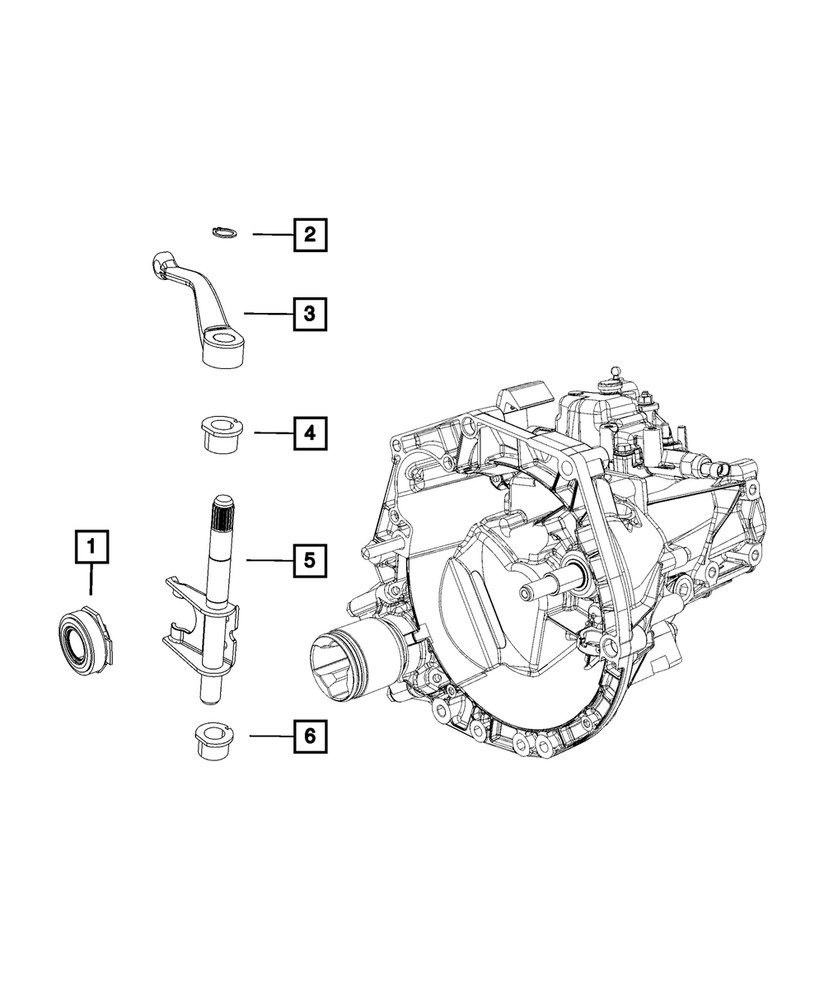 Genuine Mopar Bushing 68136989AA