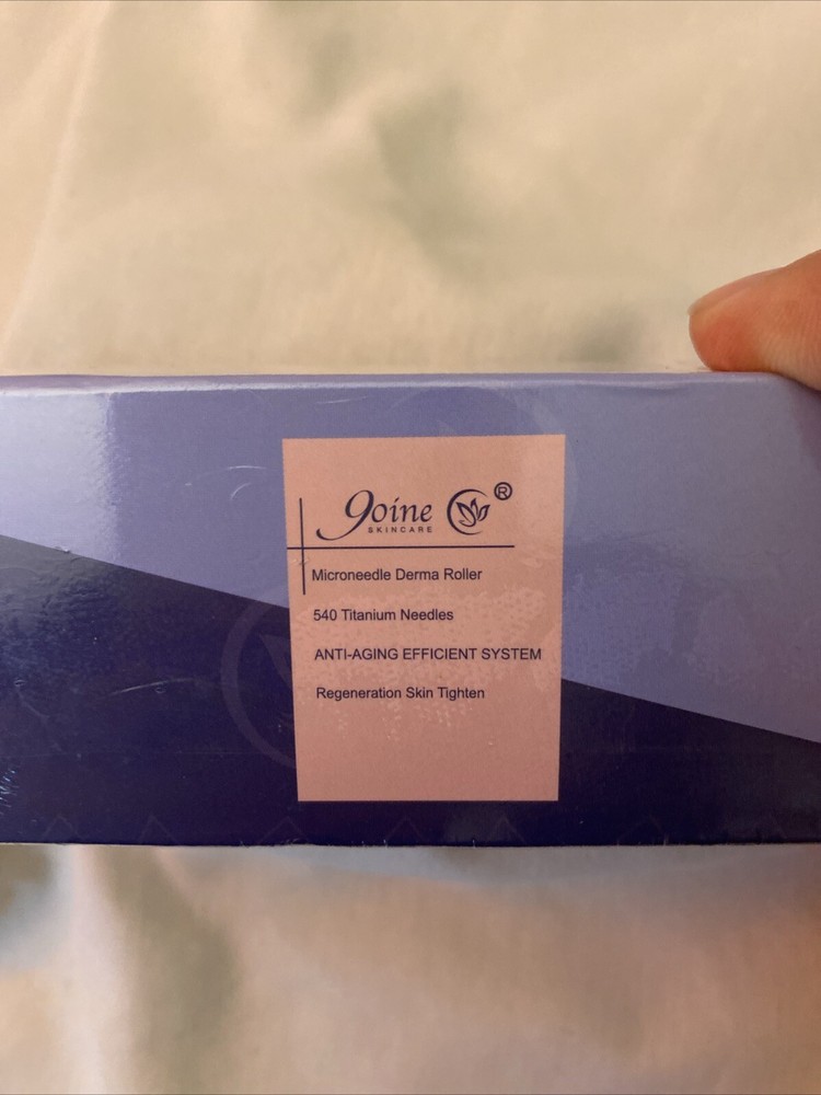 2 pack 9oine Skincare Microneedle Derma Beard Roller Anti-Aging Efficient System
