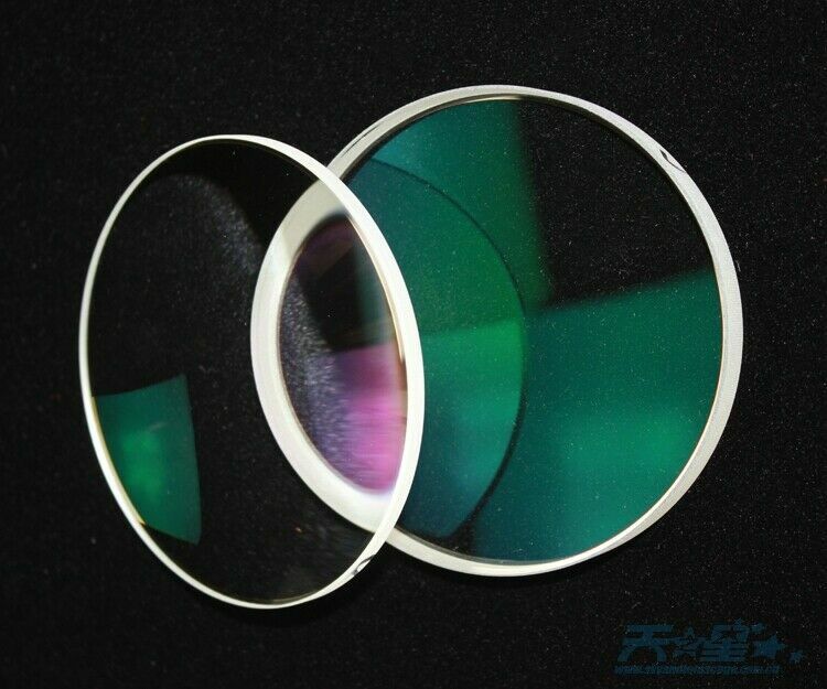 Refraction Astronomical Telescope Double Objective Lens Set 62mm DIY Self-Made