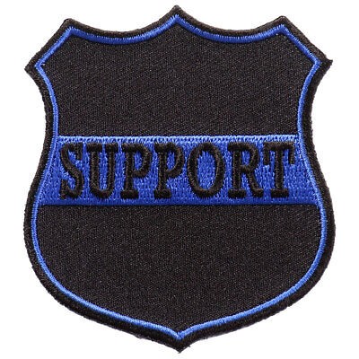 Thin Blue Line Support Patch (3" W x 3" H)
