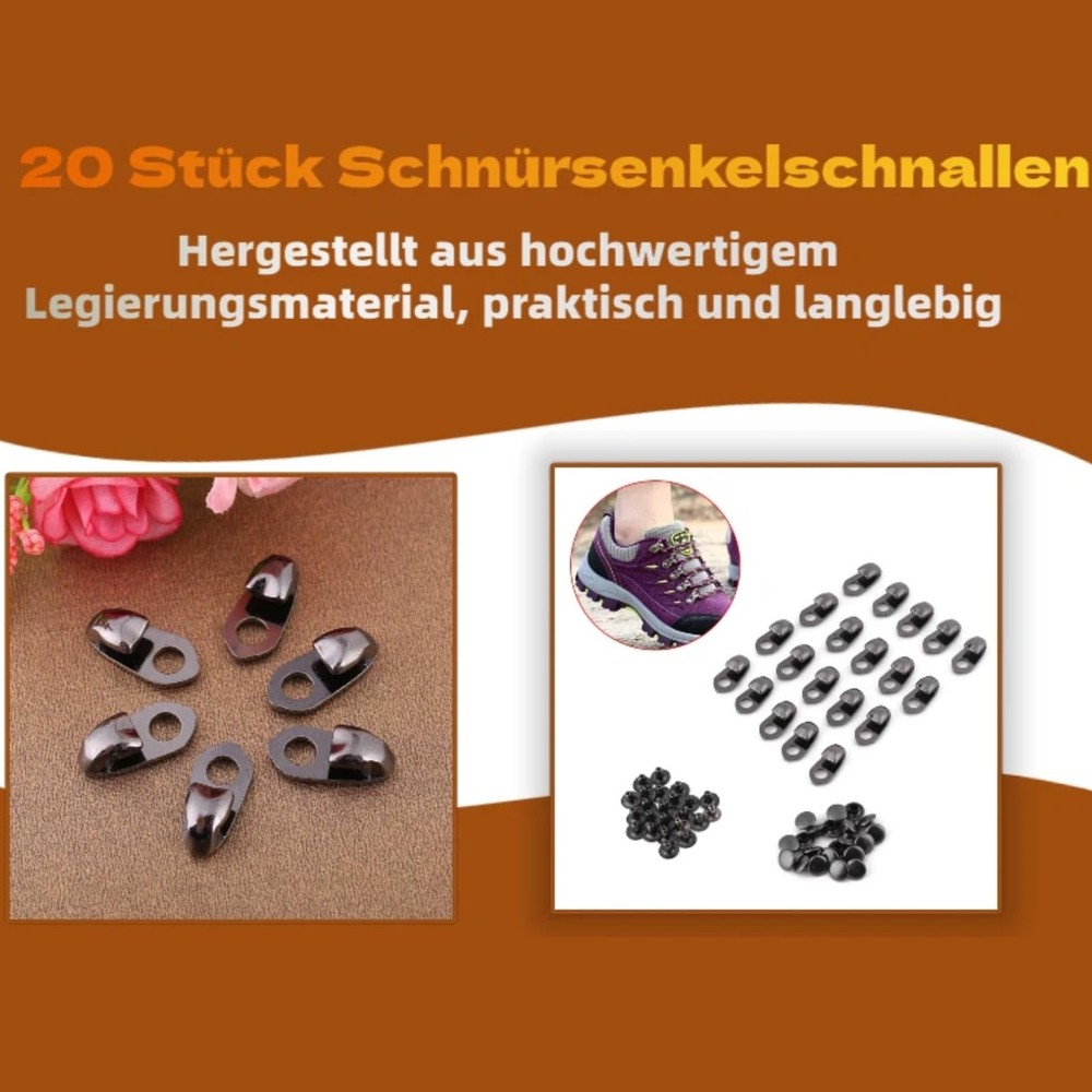 Boot Hook Eyelets - Speed Hooks with Rivets for Repair/Camp/Hike/Climb Access...