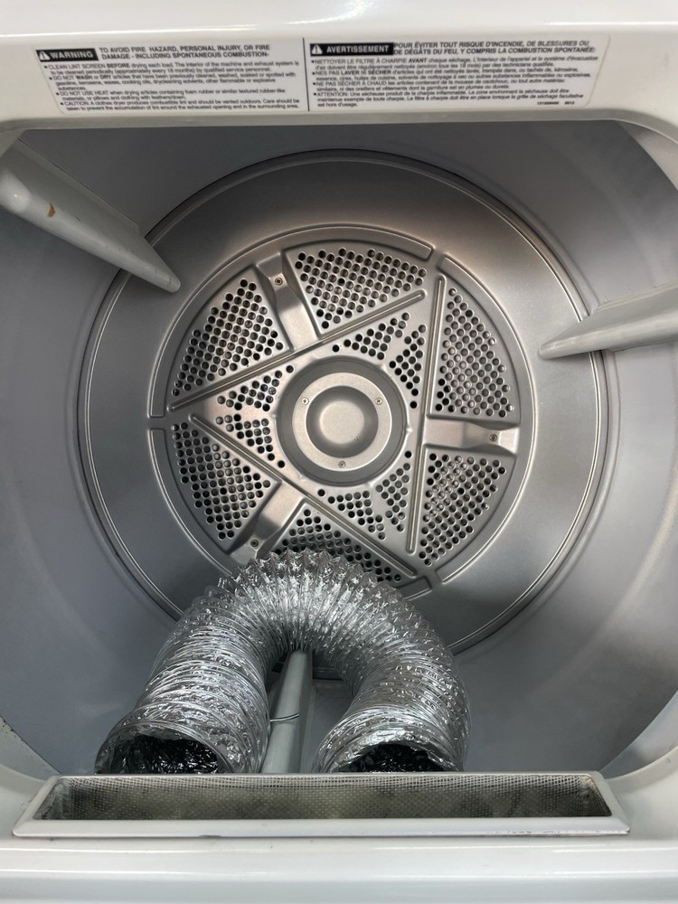 GE WSM2700TAWW Electric Stackable Stacked Washer & Dryer Top-Loading White