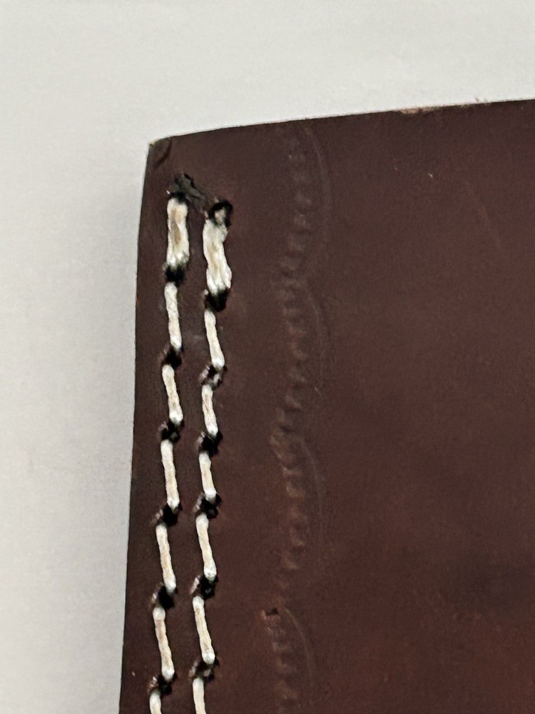 Brown Leather straight Fixed Blade Knife Sheath