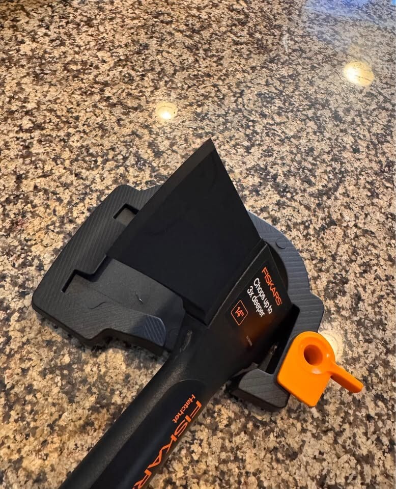 Fiskars 14" Hatchet with Sheath *Black/Orange* ~ Model #7550