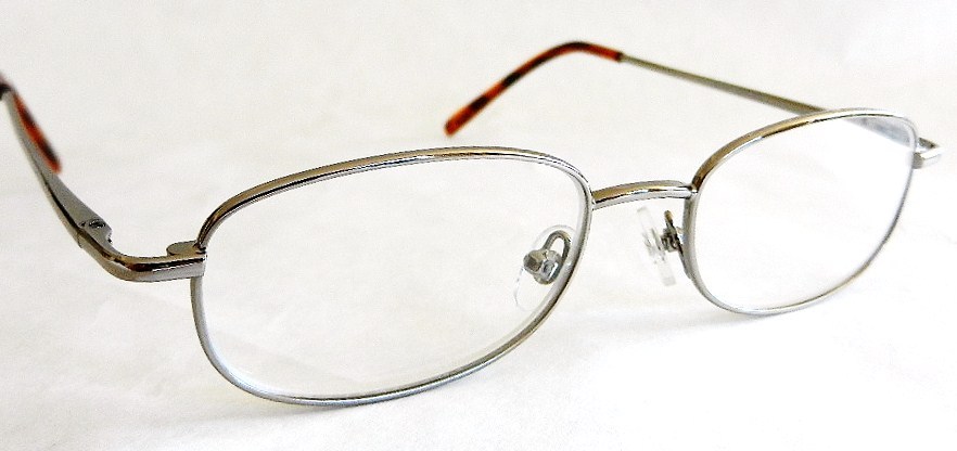 Magnivision "TERRY" Silver Wire Frame Reading Glasses with Spring Hinges(154)
