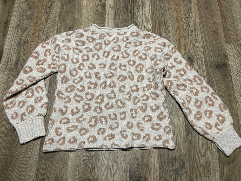 PINK ROSE Sweater, Women's Size Small, Brown, Pullover, Crew Neck