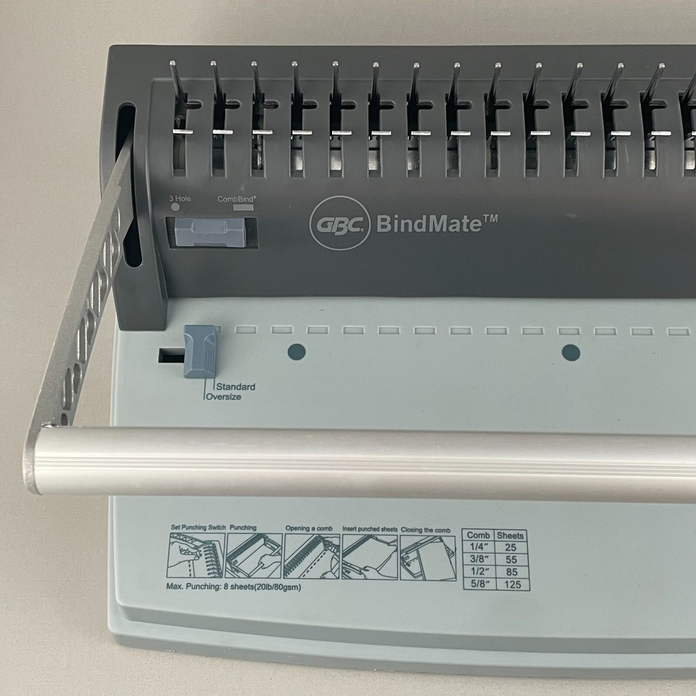 GBC BindMate CombBind Machine & 3 Hole Punch 7706170