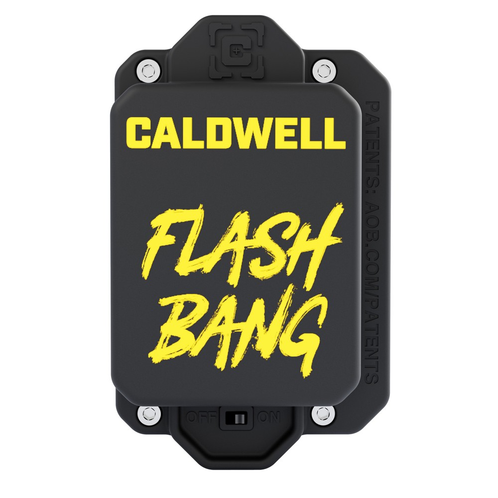 Caldwell LED Hit Indicator Target Light Black with Green LED Hook & Loop Mount