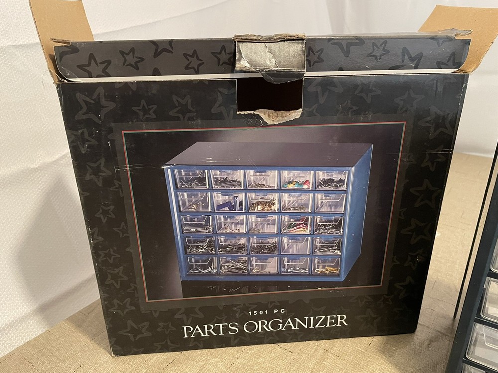 25 Drawer Parts Hardware Organizer Box With Hardware