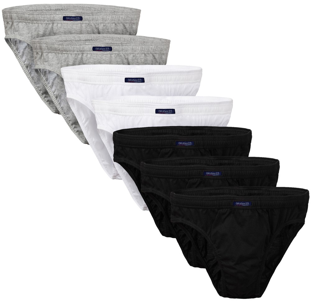 BRUBAKER Men's Basic Sport Brief 7-Pack