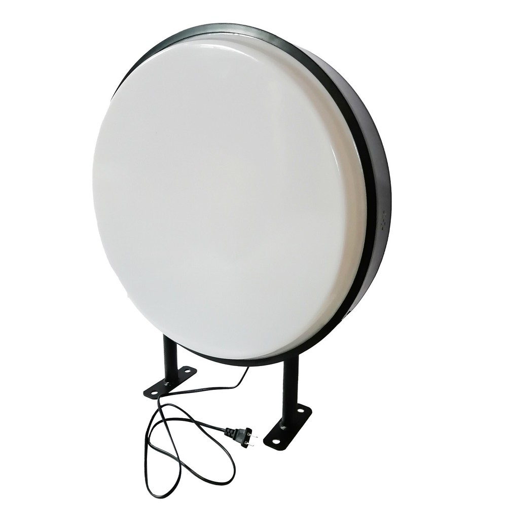20" 50cm Round Illuminate LED Light Box Circular Projecting Lightbox Sign