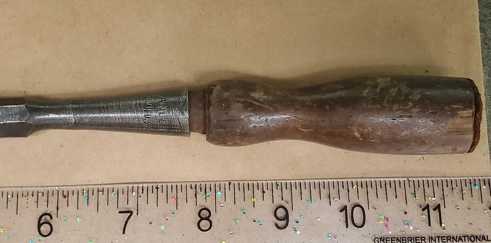 Vintage STANLEY 1/2" Beveled Edge Socket Chisel Made In USA