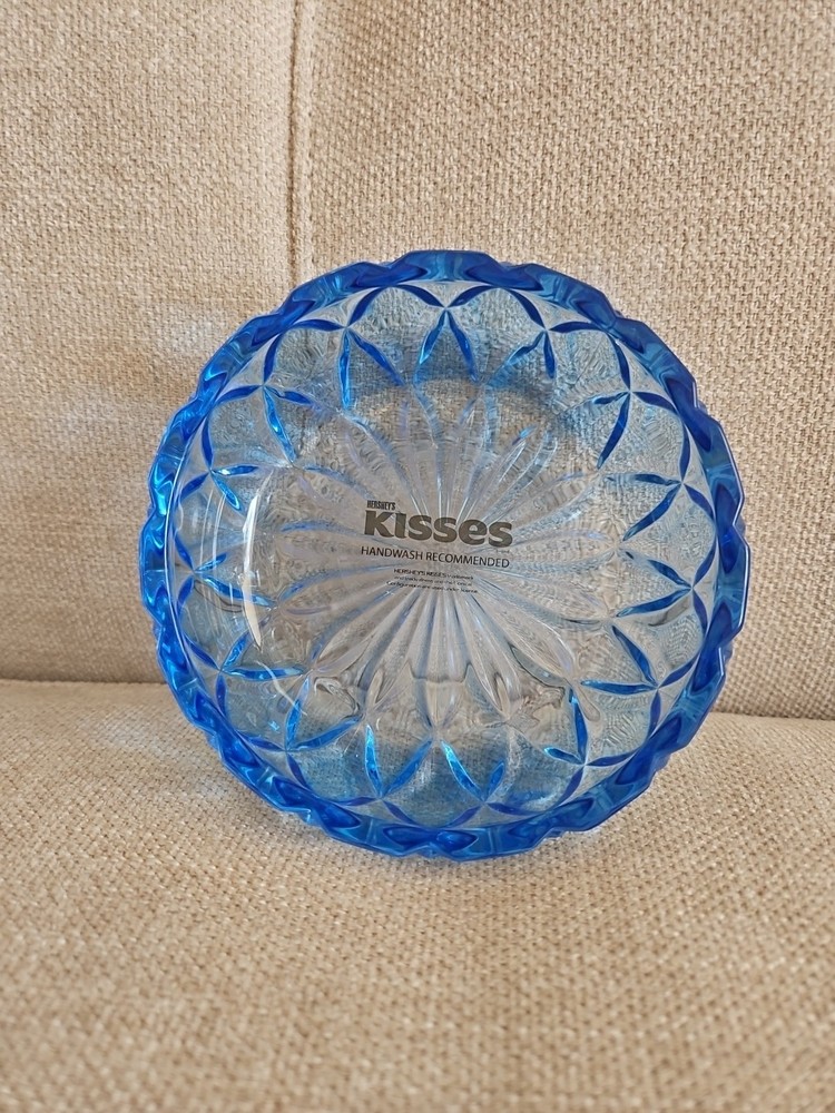 Godinger Hershey Kiss Candy Dish Blue