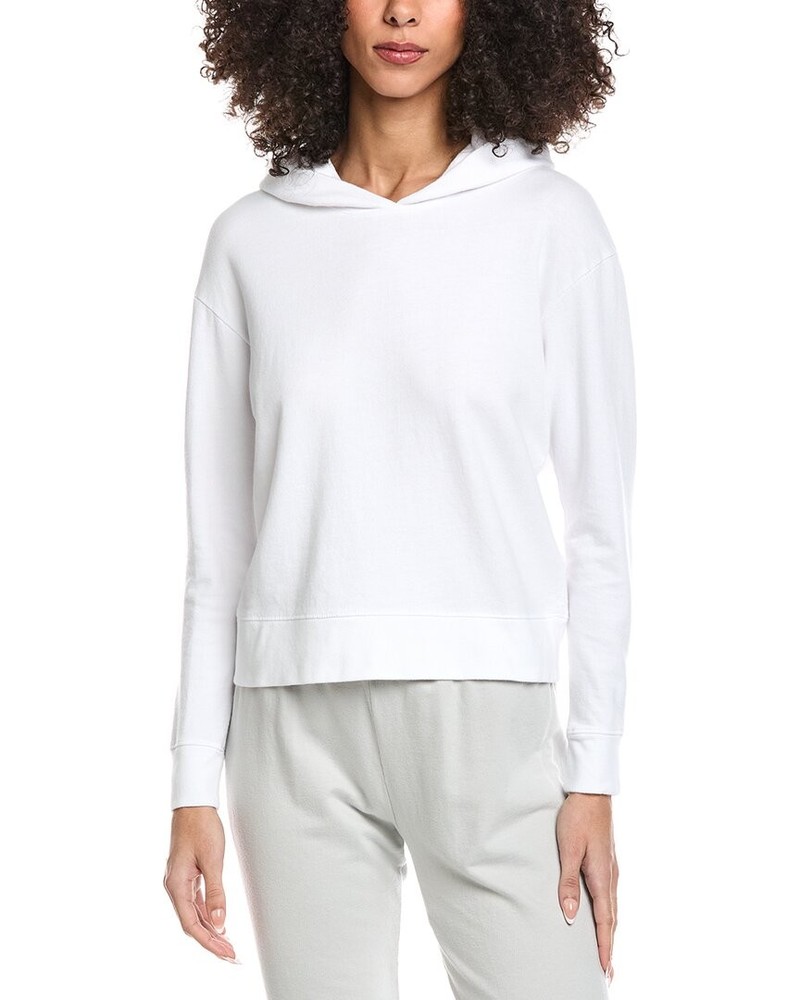 James Perse Pullover Hoodie Women's White 0