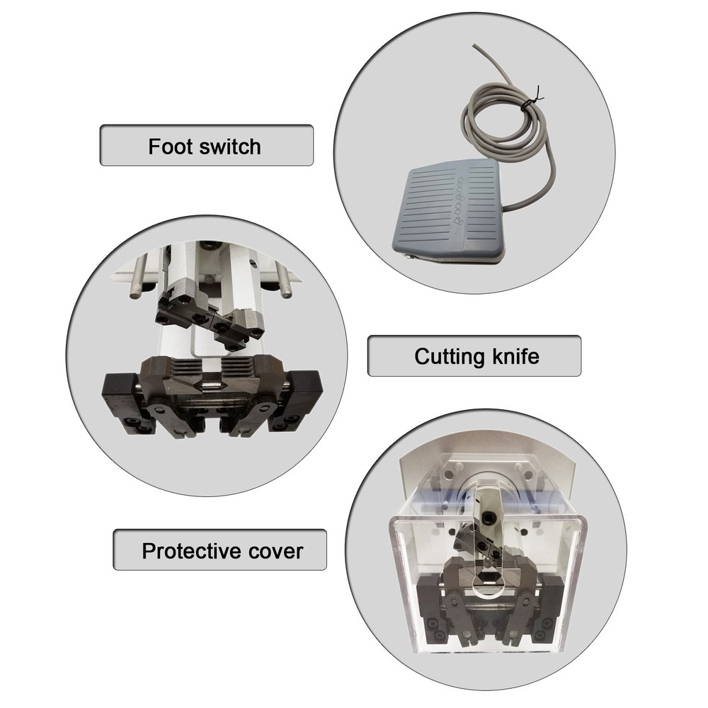 110V Semi-Automatic MAX 9-Layer Coaxial Electrical Cable Wire Stripping Machine