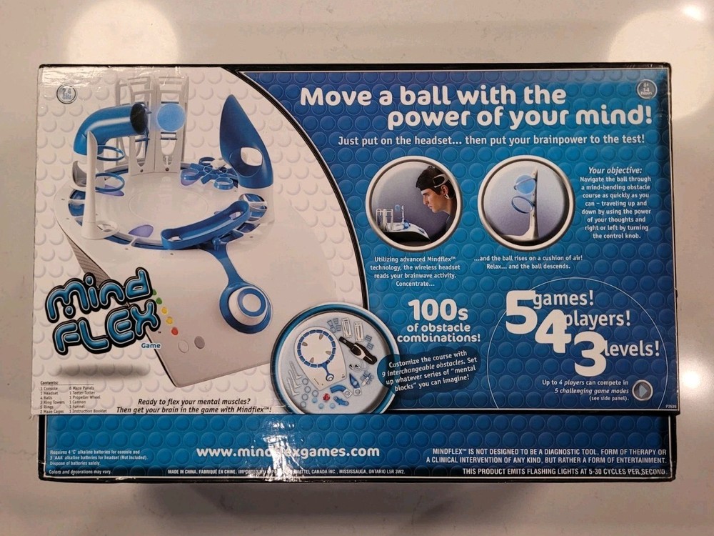 Mattel MINDFLEX Game (P2639) WORKS 100% Complete (B1-CL)