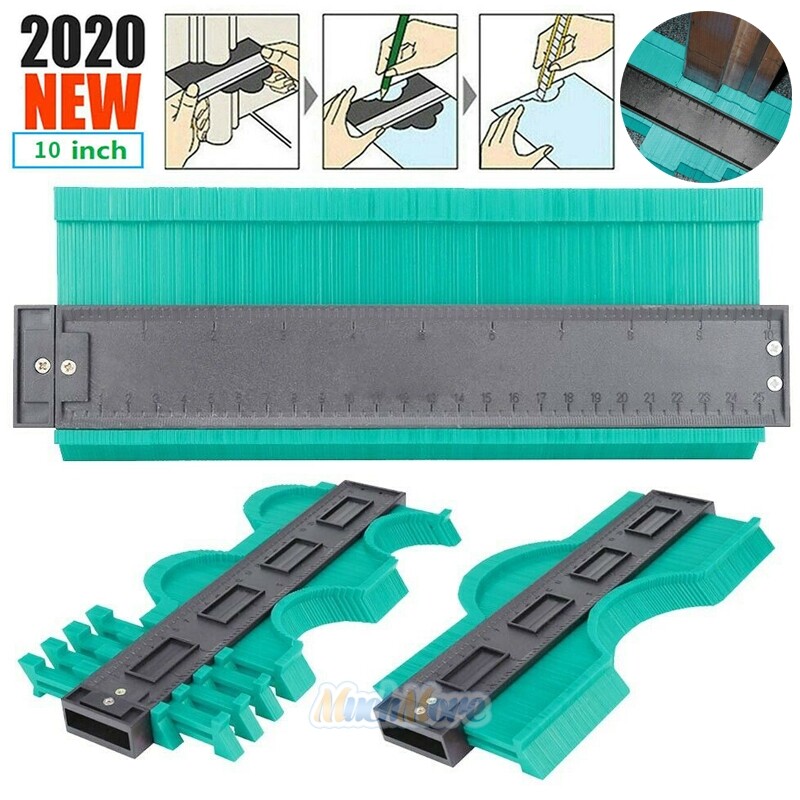 10" Contour Gauge Irregular Shape Duplicator Plastic Profile Gauge Measure Tools
