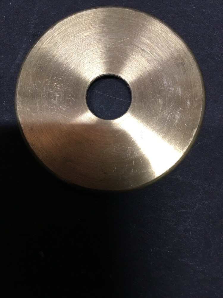 1-3/4 SOLID BRASS TURNED CHECK RINGS unfinished slips 1/8IPS (3/8" hole)