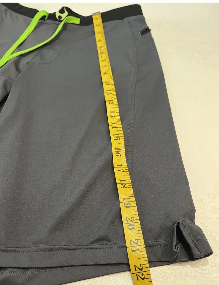 Men's Hylete Shorts Long Medium Gray