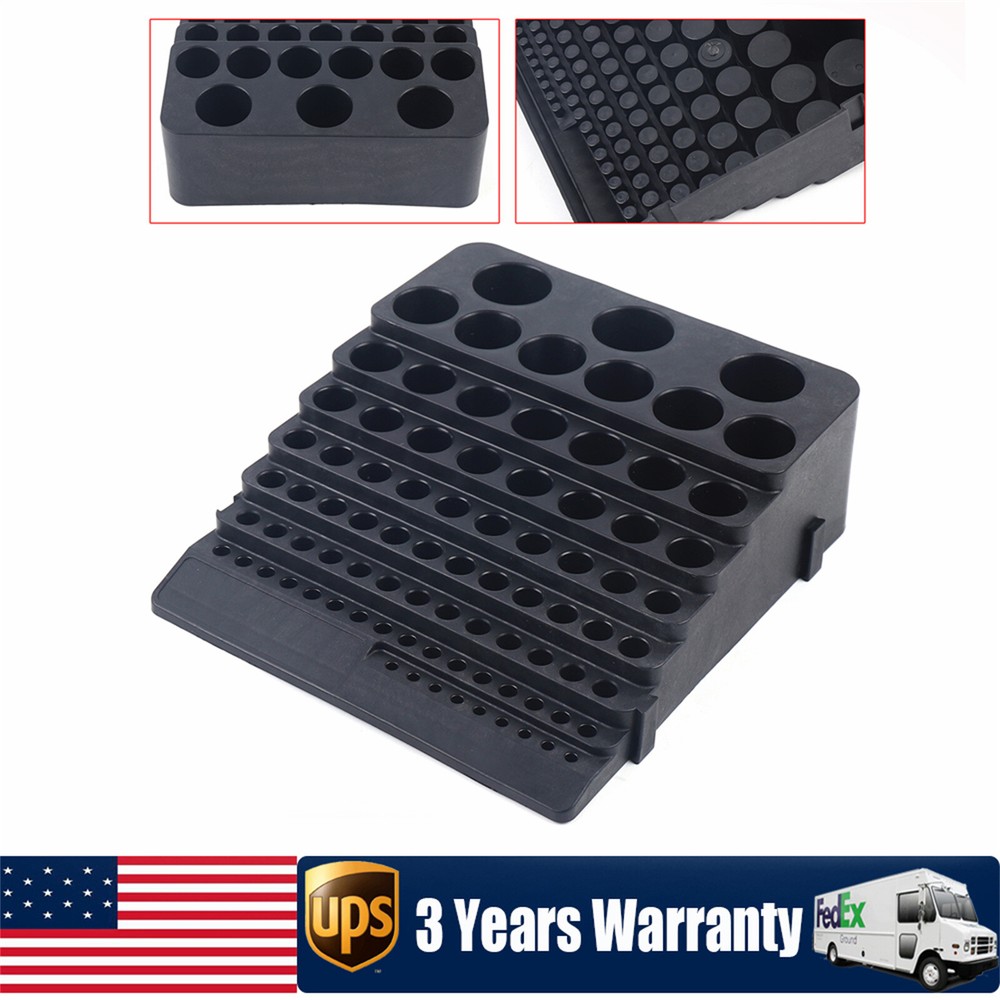 84 Holes Tool Storage Box Organizer Milling Tool Accessories Placement Rack]