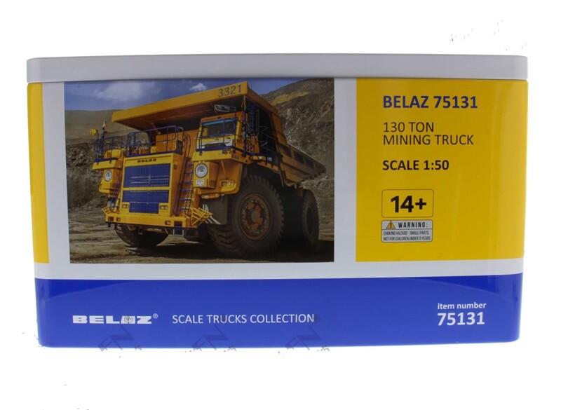 1:50 BELAZ 75131 130 TON MINING TRAUCK Construction Machine Diecast Model