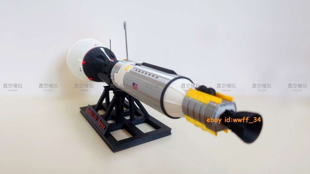 1/72/48 Gemini Spacecraft - Agena Finished Static Model 3D Printed