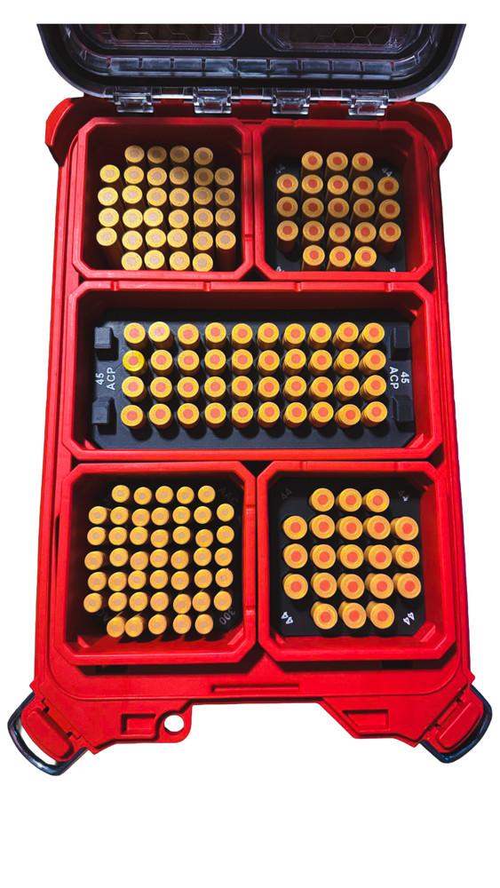 Milwaukee Packout compatible Ammo Inserts double stack.