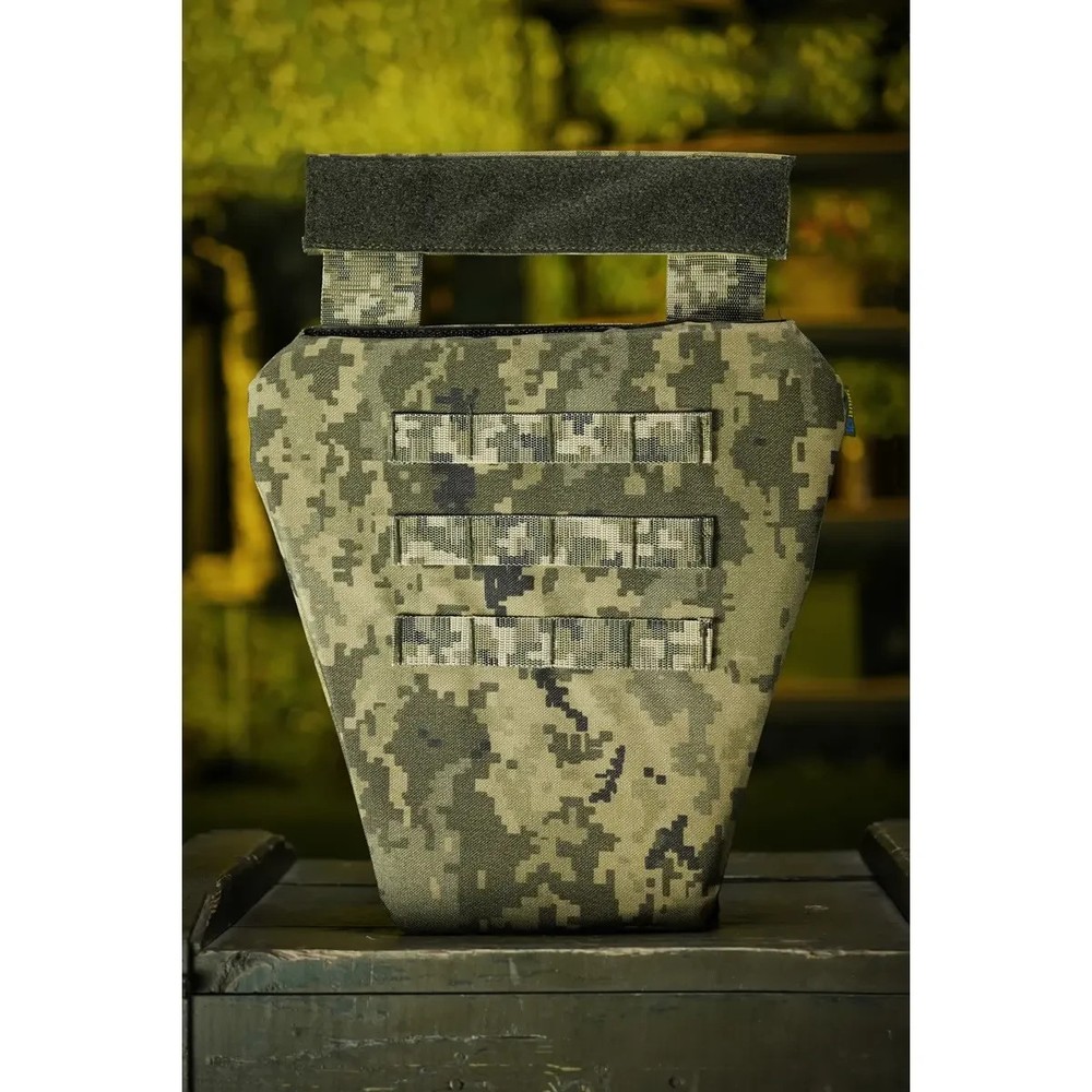 Ukrainian Groin Protector MM14 Pixel Ballistic Panel Level 1 UHMWPE Armor