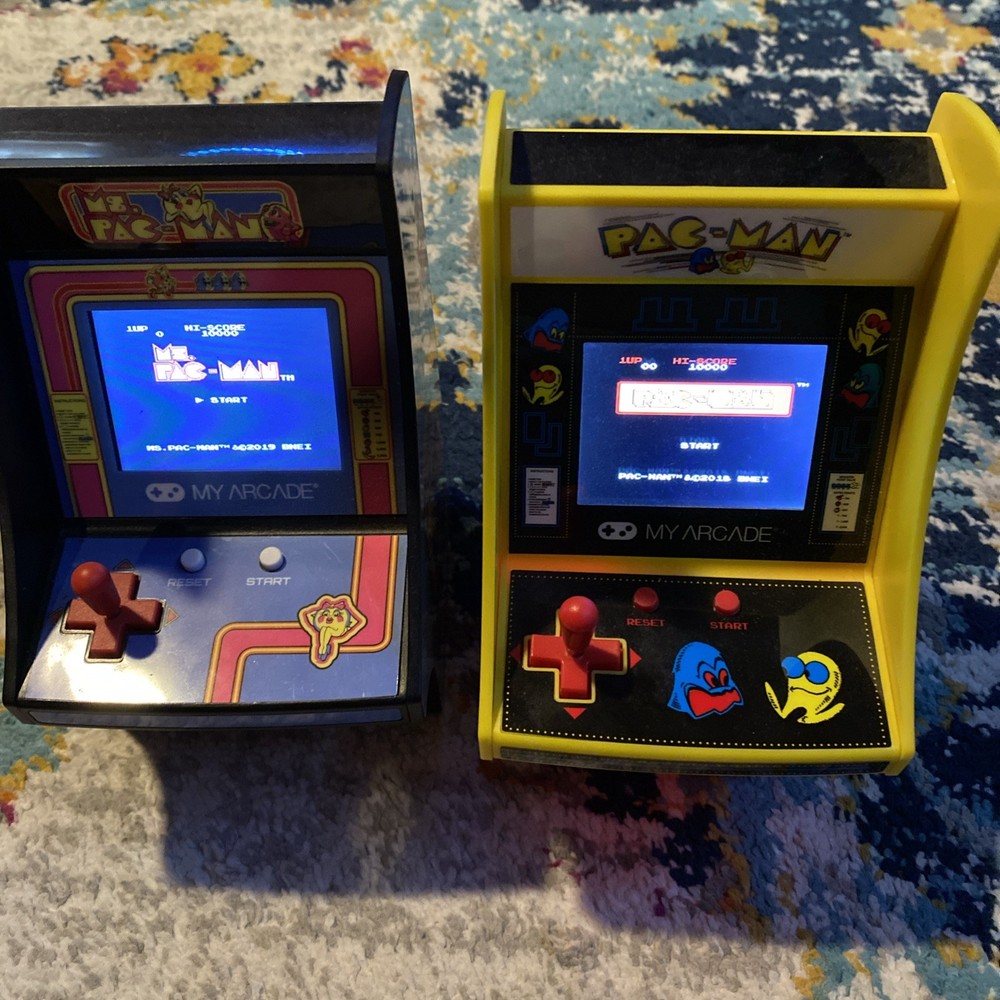 My Arcade Pac-Man and ms Pac-Man Micro Player Pro USB-C Battery