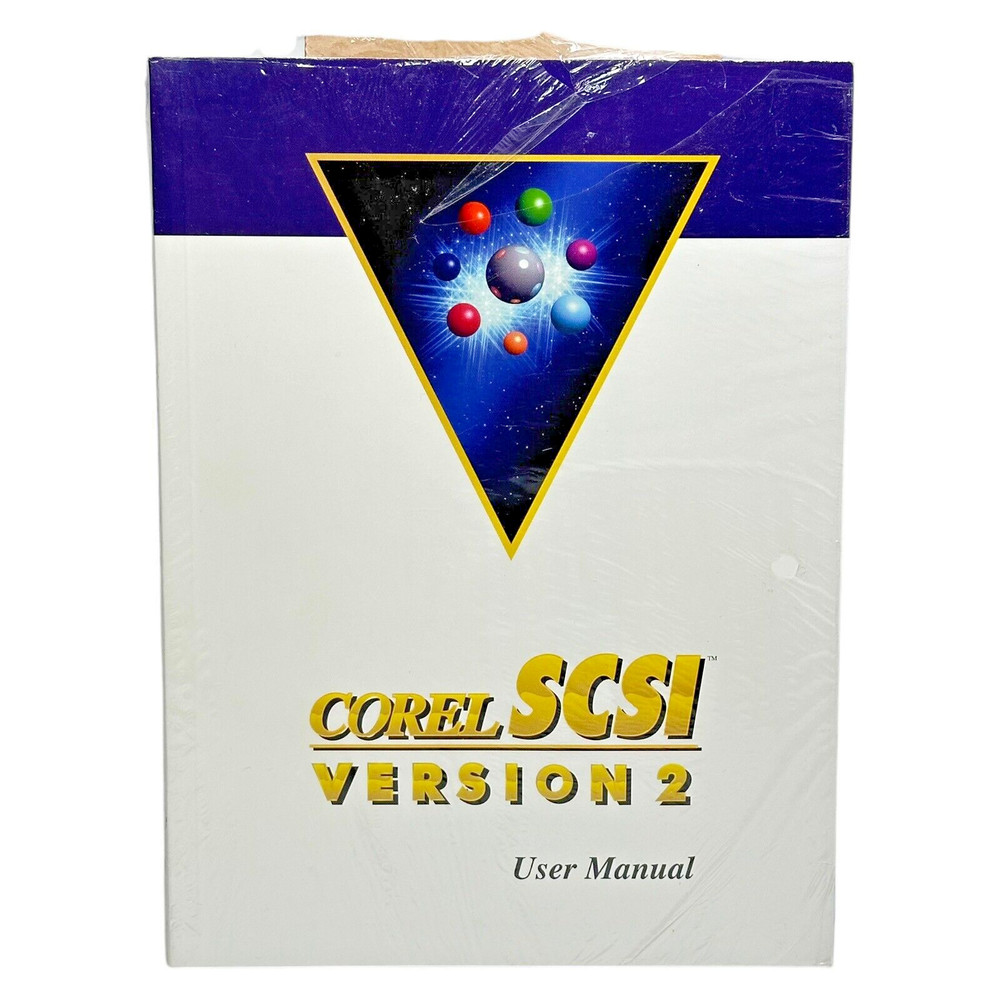 Vintage Corel SCSI Version 2 User Manual Guide For Windows & Netware Unused