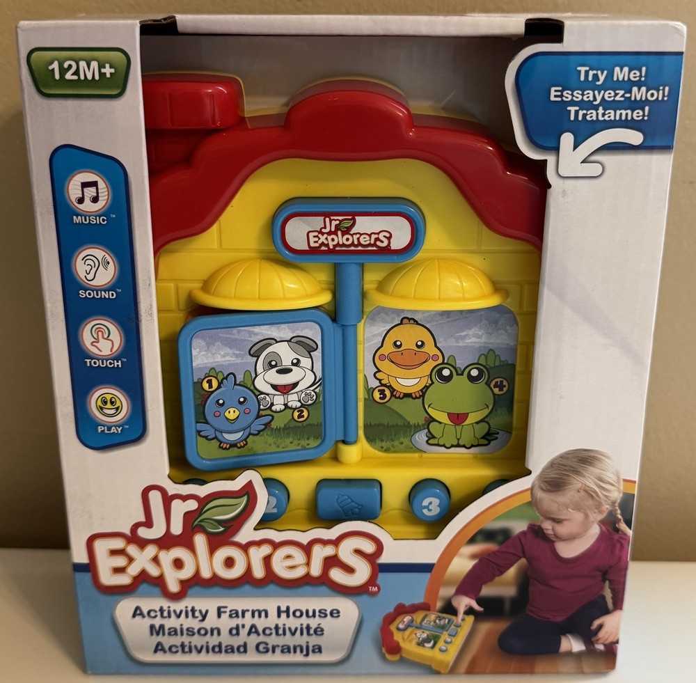 Jr. Explorers Activity Farm House Toy, Multicolor