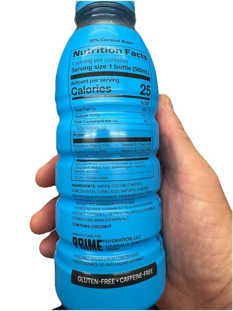 Prime Blue Raspberry 1 Bottle