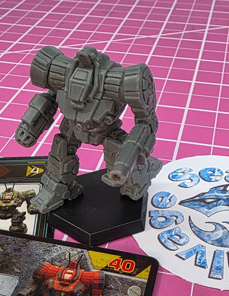 BattleTech Zeus Mech -- Inner Sphere Fire Lance + Cards