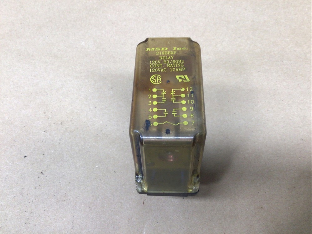 MSD 219BBXP RELAY120 10AMP #81A26