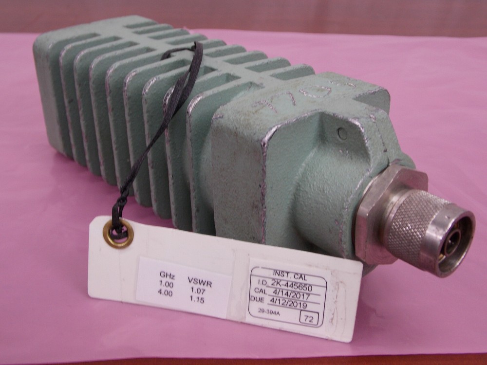 COAXIAL TERMINAL TERMINATION & DUMMY LOAD W/ CAL STICKER