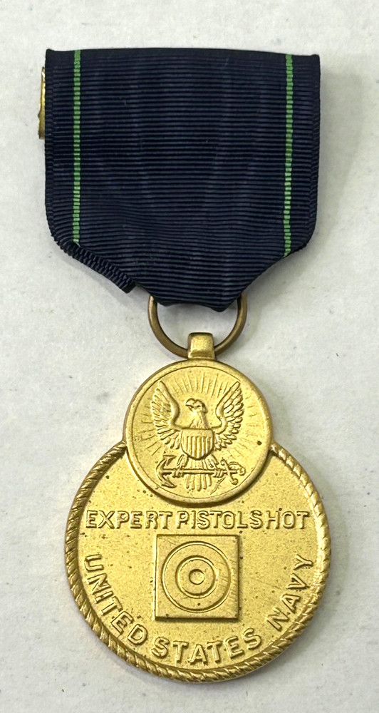 US Navy Expert Pistol Shot Medal