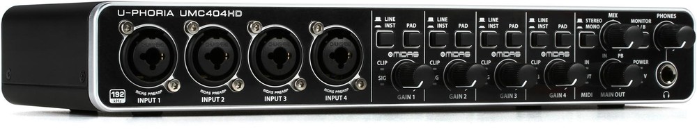 Behringer U-Phoria UMC404HD USB Audio Interface
