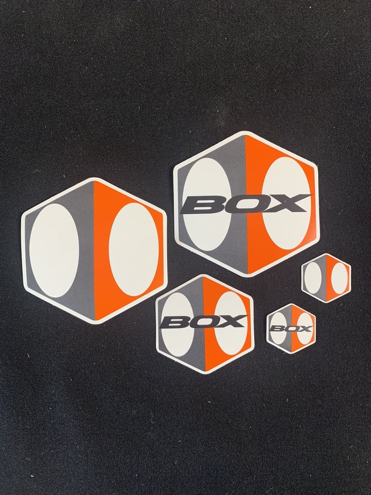 BOX Components Decal 5 Pack (1) Of Each Variation