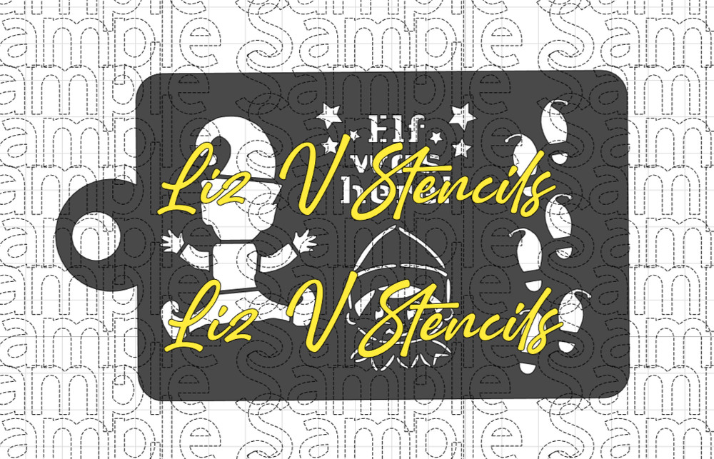 Christmas Elf Combo Stencil