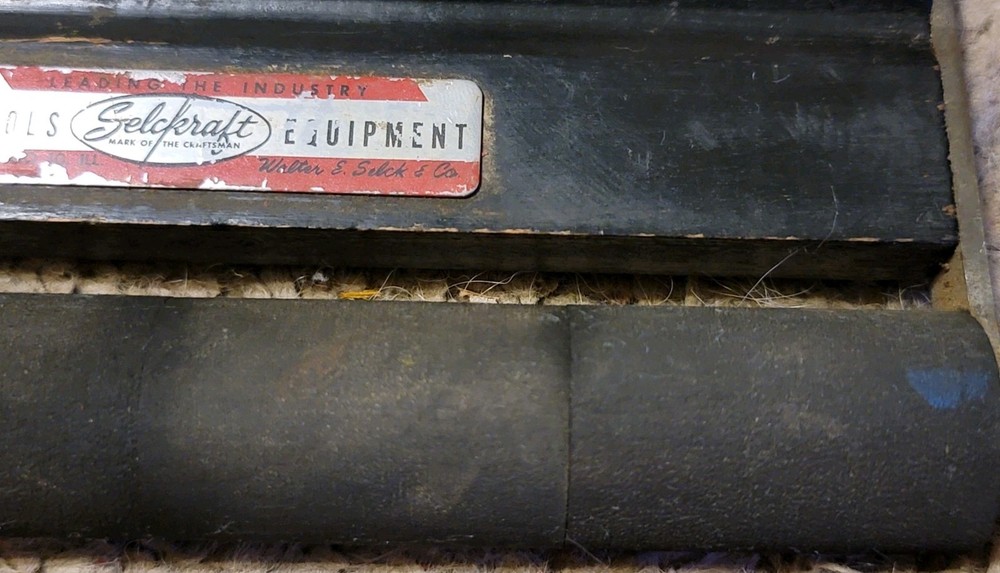 Walter E. Selck Selckraft Roller Vintage Equipment Tool