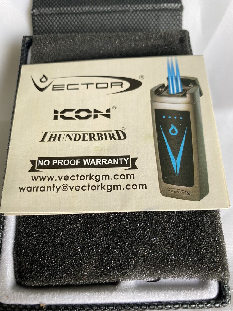 Vector Legend Dual Jet Torch Cigar Lighter - Rose Gold - New