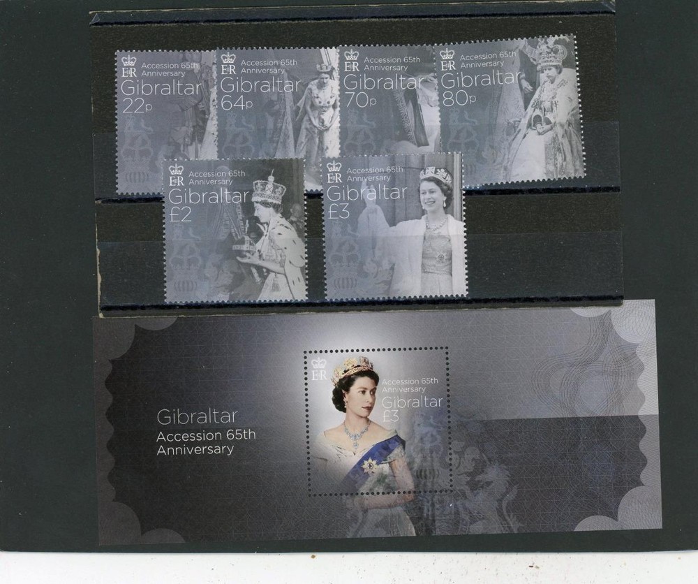 Gibraltar 2017 Scott# 1597-1603 Mint LH